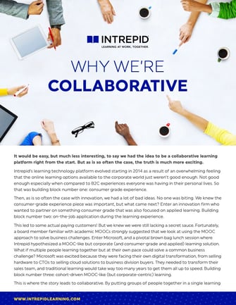 Why We're Collaborative